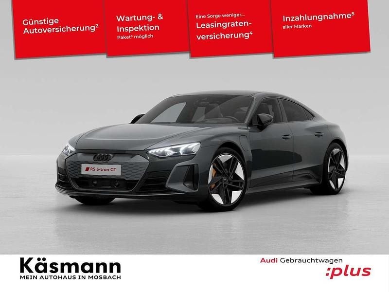 Daytonagrau perleffekt (metallic) Gebraucht 2023 Audi e-tron GT quattro Ambiente Limousine | 69.990 € (Superpreis) - Bild 1/3