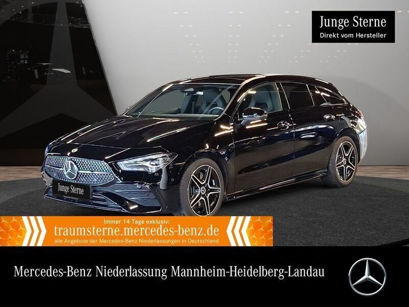 Nachtschwarz Gebraucht 2024 Mercedes CLA250 AMG Limousine | 37.590 € (Superpreis) - Bild 1/3