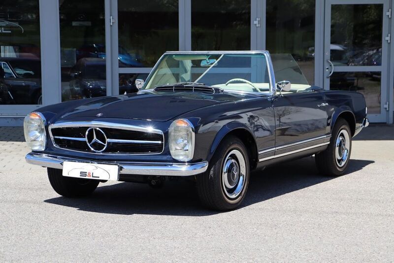 Dunkelblau Gebraucht 1965 Mercedes 230 Cabrio | 99.900 € - Bild 1/4