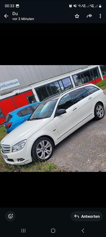 Weiß Gebraucht 2008 Mercedes C200 Avantgarde Kombi | 9.000 € (Teuer) - Bild 1/4
