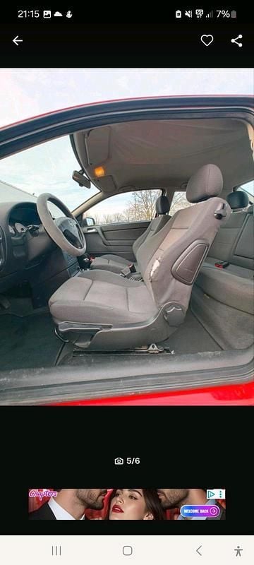 Gebraucht Opel Astra 101 PS (74 kW) 2001 Rot Coupé