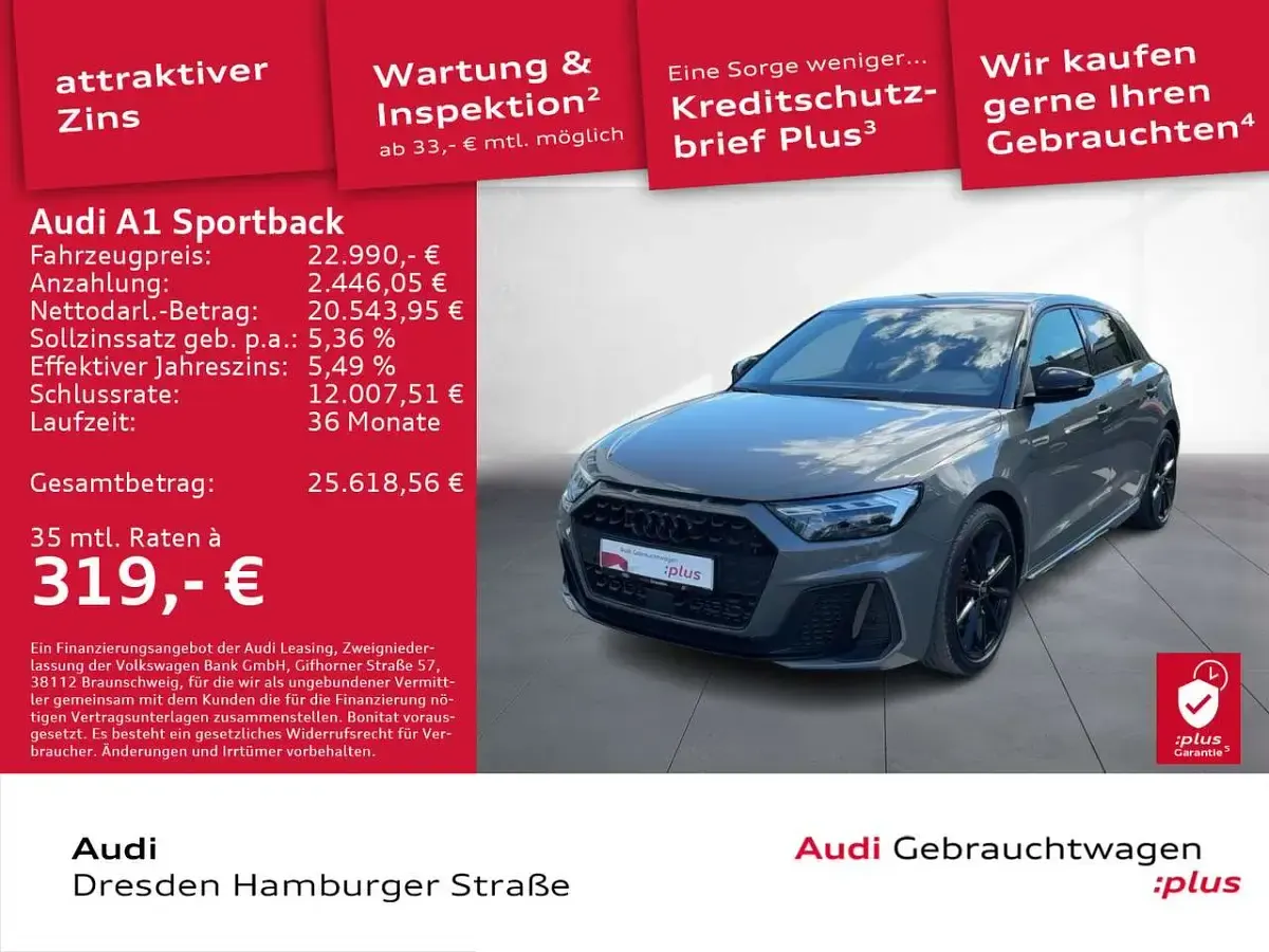 Gebraucht Audi A1 S-Line 207 PS (152 kW) 2022 Chronosgrau metallic SUV