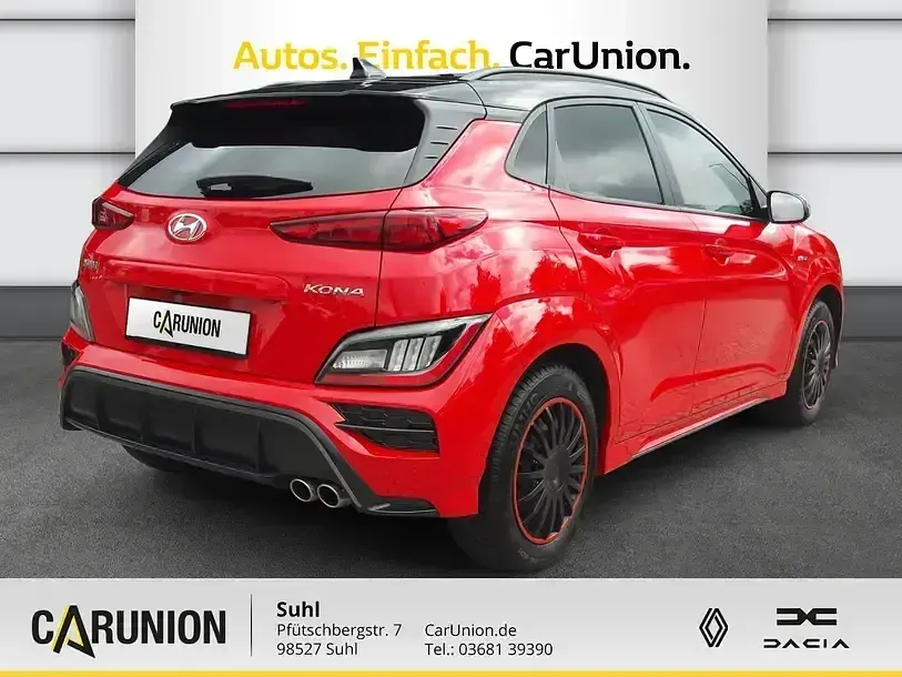 Gebraucht Hyundai Kona N Line 120 PS (88 kW) 2021 Ignite flame /dach phantom bla SUV