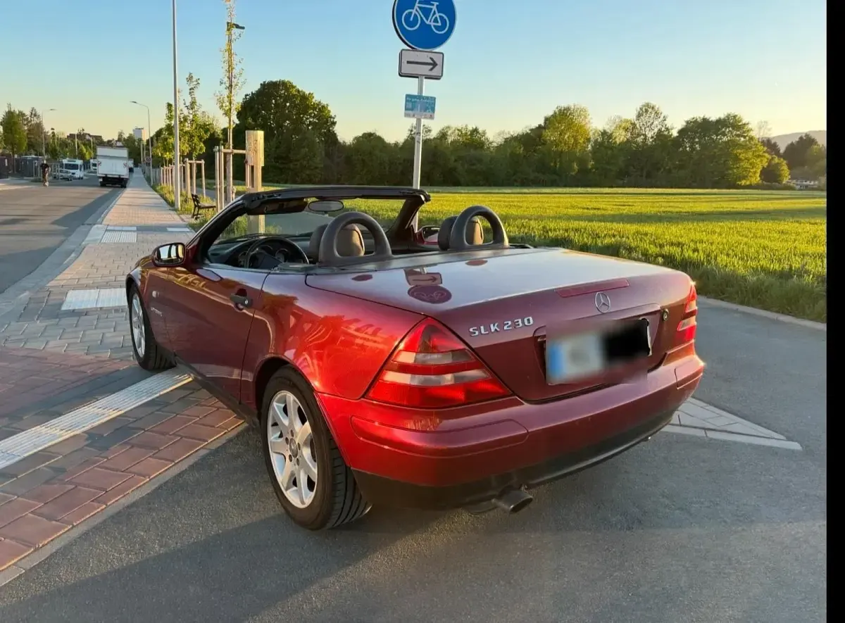 Gebraucht Mercedes SLK230 192 PS (141 kW) 1998 Rot Cabrio