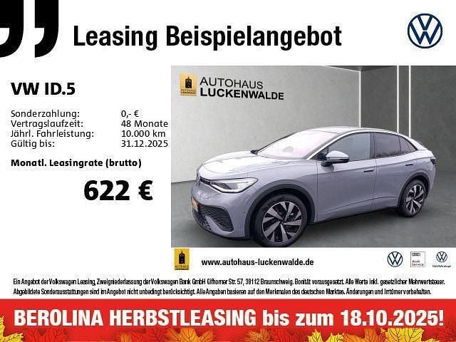 Mondsteingrau/schwarz Neu 2024 VW ID.5 Pro SUV | 57.840 € (Teuer) - Bild 1/4