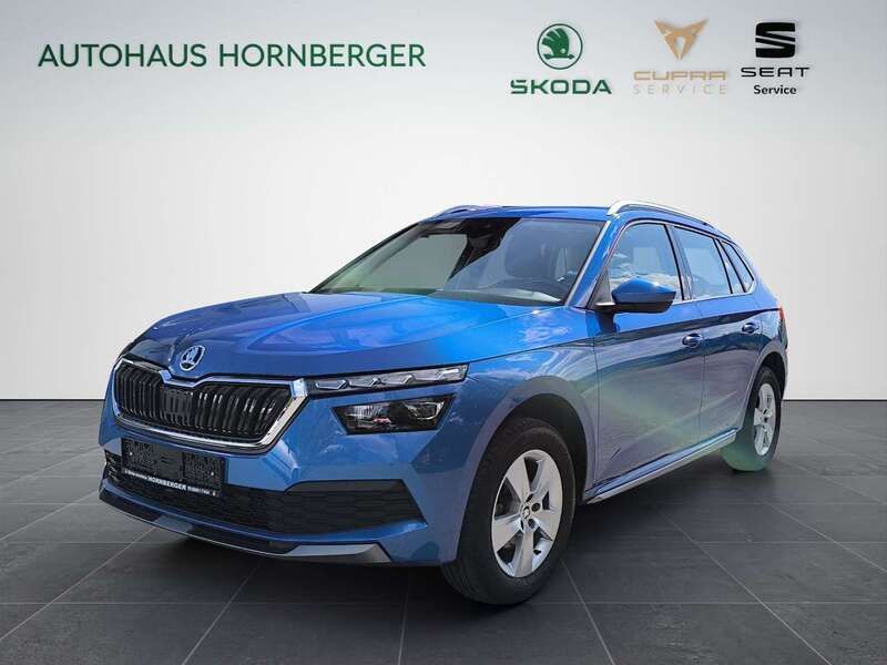 Raceblau metallic Gebraucht 2020 Skoda Kamiq Style SUV | 16.990 € (Guter Preis) - Bild 1/4