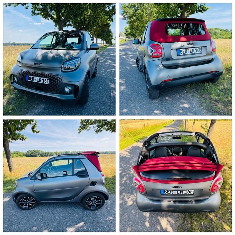Grau Gebraucht 2022 Smart ForTwo Electric Drive Prime Cabrio | 14.700 € (Guter Preis) - Bild 1/4
