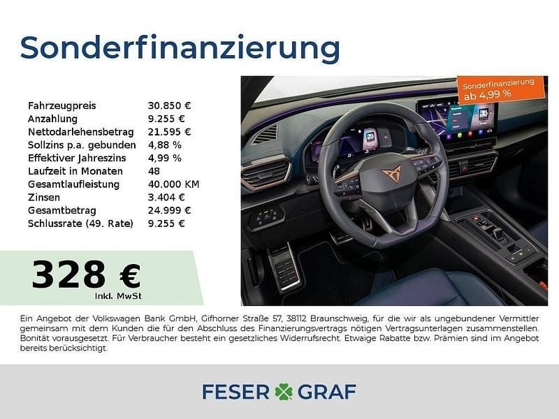 Weiss Gebraucht 2024 Cupra Formentor VZ SUV | 30.850 € (Superpreis) - Bild 1/2