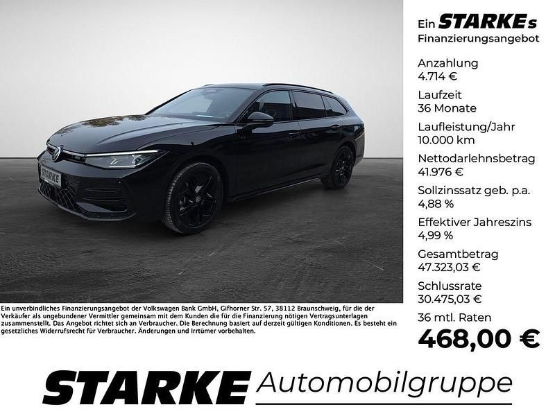 Neu VW Passat R-line 193 PS (141 kW) 2025 Schwarz Kombi
