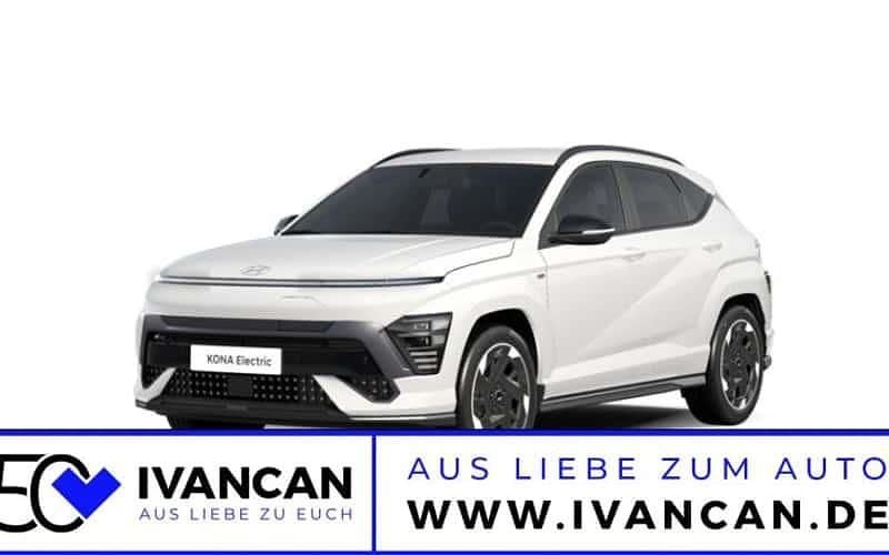 Atlas white Neu 2025 Hyundai Kona N Line SUV | 35.690 € (Superpreis) - Bild 1/4