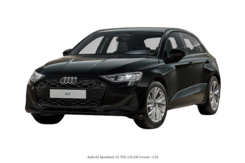 Schwarz Neu 2025 Audi A3 Sportback S-Line Limousine | 31.535 € (Superpreis) - Bild 1/4