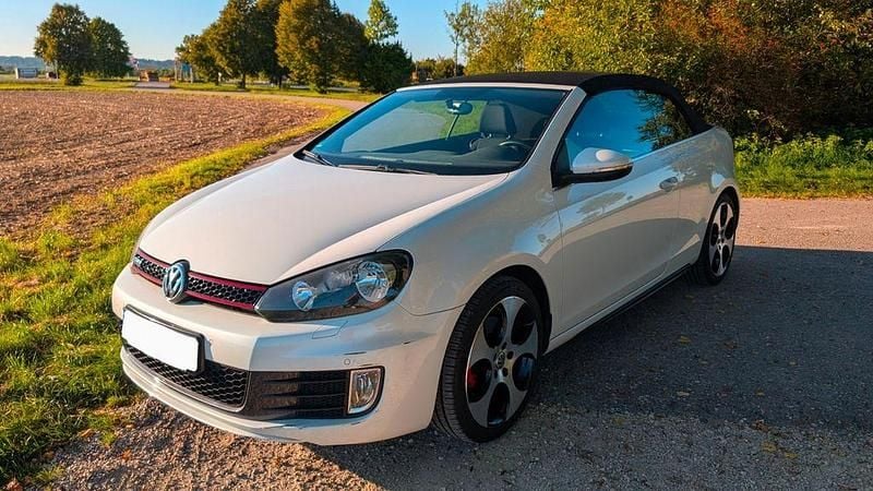 Weiß Gebraucht 2014 VW Golf Cabriolet GTI Cabrio | 12.900 € (Guter Preis) - Bild 1/4