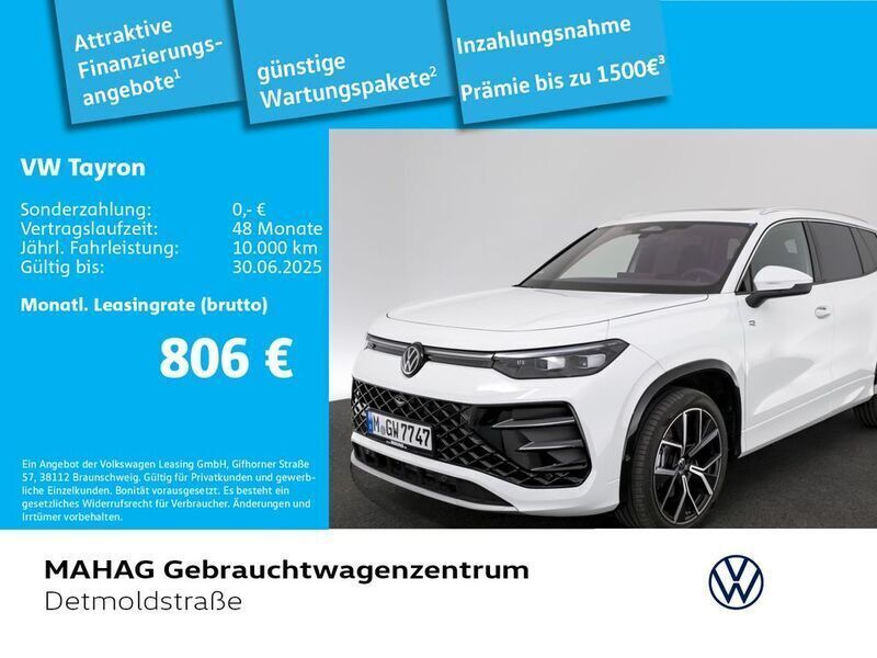 Weiß Gebraucht 2025 VW Tayron R-line SUV | 62.490 € - Bild 1/2