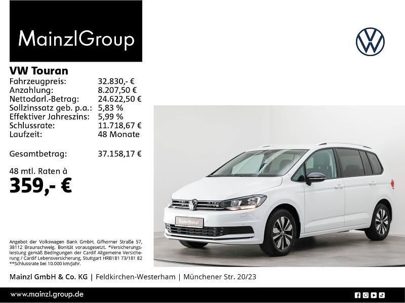 Weiß Gebraucht 2025 VW Touran Goal Van / Kleinbus | 32.830 € (Fairer Preis) - Bild 1/3