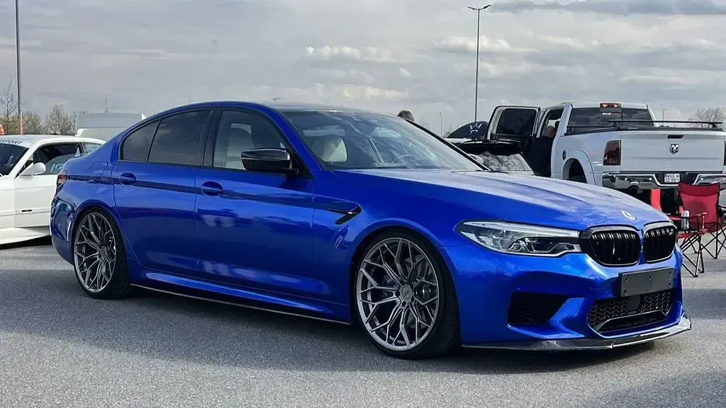 Brugt BMW M550 Performance 530 HK (389 kW) 2019 Blå Sedan