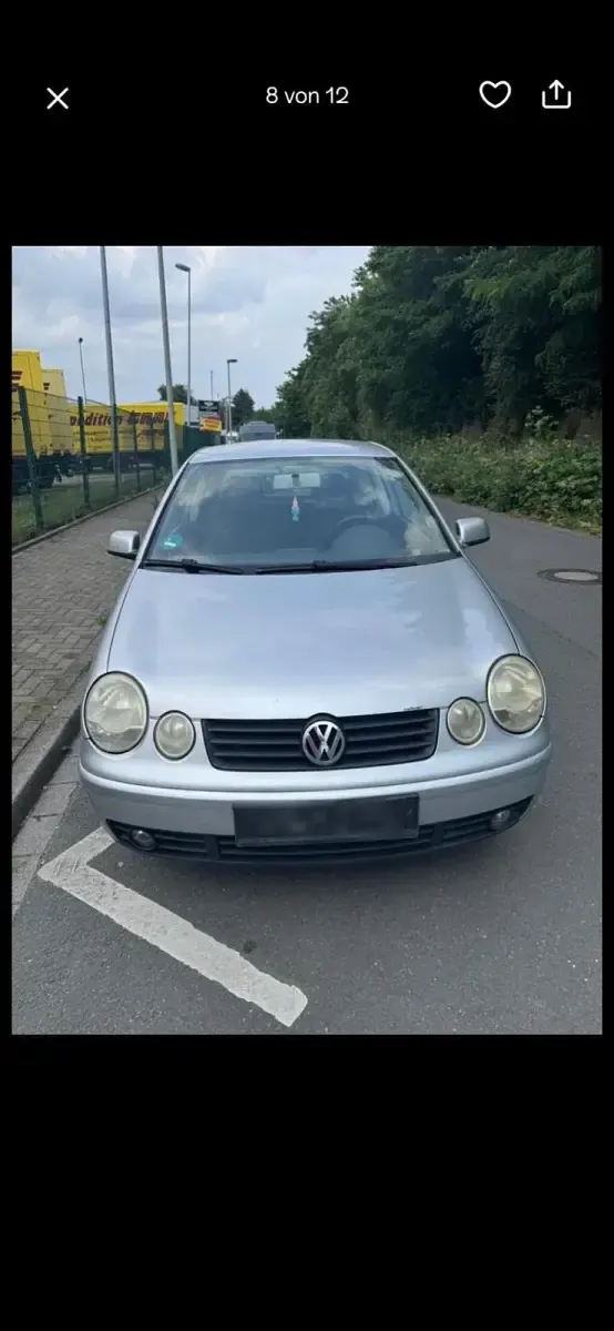 Gebraucht VW Polo 75 PS (55 kW) 2003 Silber Kleinwagen