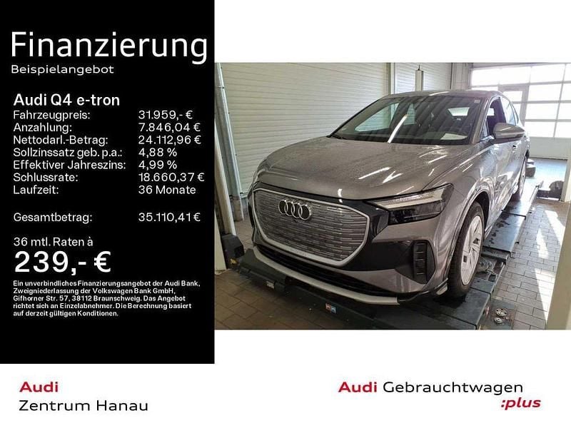 Gebraucht Audi Q4 Sportback e-tron Advanced Plus 150 kW (204 PS) 2023 Grau SUV