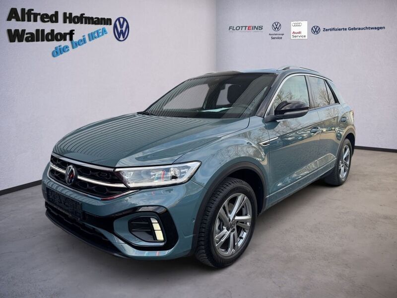 Blau Gebraucht 2024 VW T-Roc R-line SUV | 38.801 € - Bild 1/4