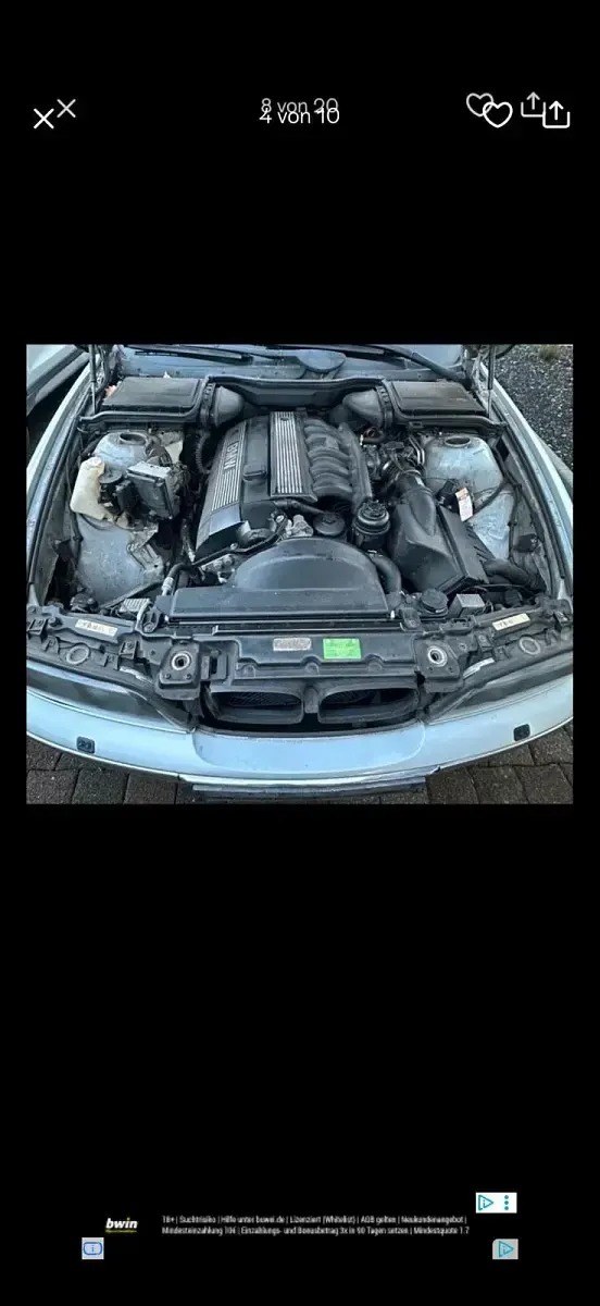 Gebraucht BMW 528 193 PS (141 kW) 1998 Silber Limousine