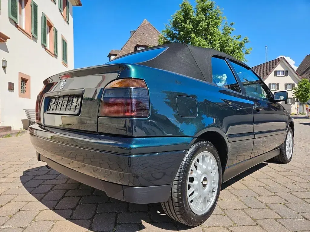 Gebraucht VW Golf Cabriolet 101 PS (74 kW) 1996 Grün Cabrio