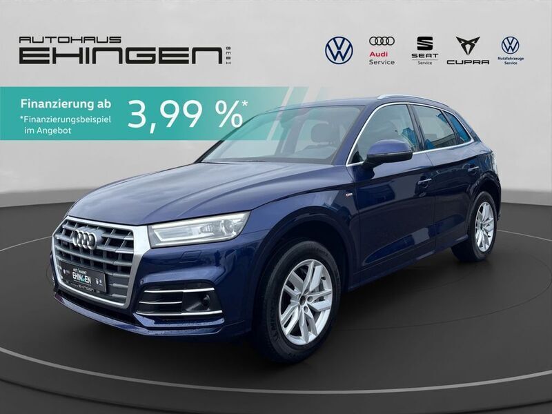 Navarrablau metallic Gebraucht 2020 Audi Q5 S-Line SUV | 32.888 € (Fairer Preis) - Bild 1/3