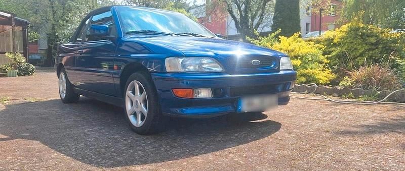 Blau Gebraucht 1993 Ford Escort Cabriolet Cabrio | 2.450 € - Bild 1/4