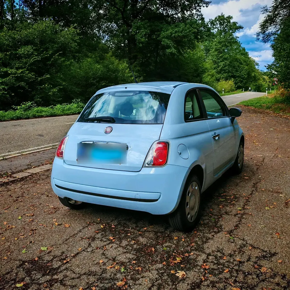 Gebraucht Fiat 500 69 PS (50 kW) 2009 Blau Cabrio