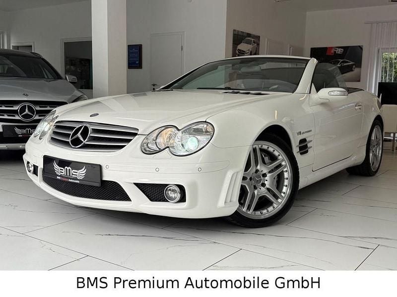 Weiß Gebraucht 2006 Mercedes SL55 AMG AMG Cabrio | 34.975 € (Guter Preis) - Bild 1/4