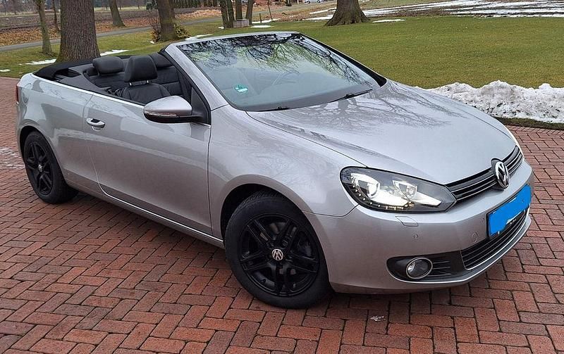 Gebraucht VW Golf Cabriolet 105 PS (77 kW) 2012 Silber Cabrio