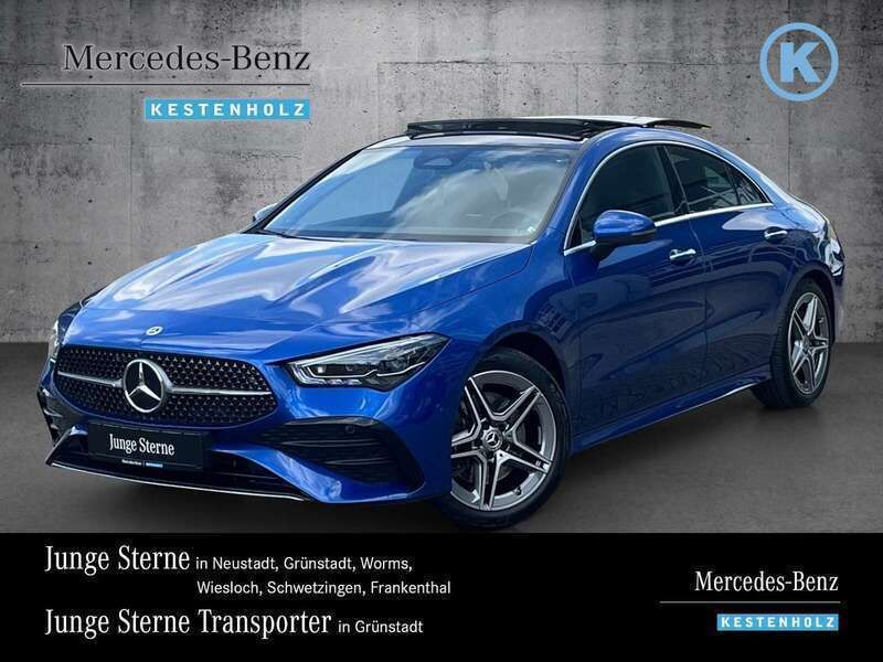 Spektralblau Gebraucht 2024 Mercedes CLA200 AMG Coupé | 39.980 € (Etwas zu teuer) - Bild 1/4