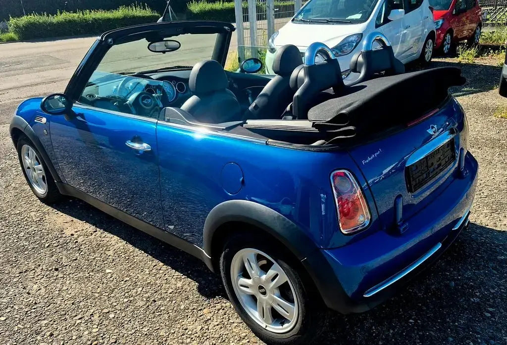 Gebraucht Mini One Cabriolet 90 PS (66 kW) 2007 Blau Cabrio
