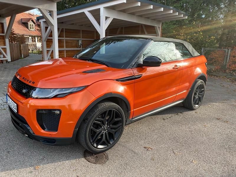 Orange Gebraucht 2016 Land Rover Range Rover evoque HSE Cabrio | 15.900 € (Superpreis) - Bild 1/4