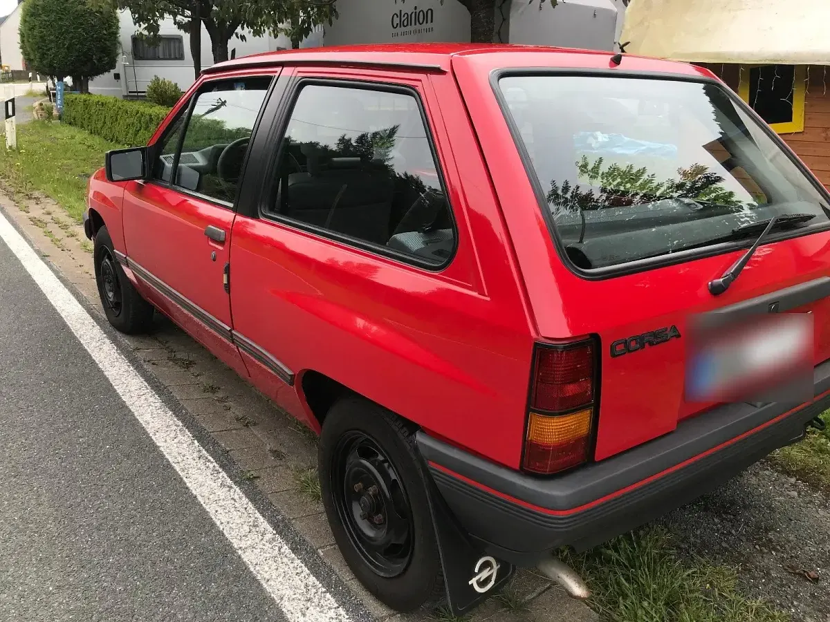 Gebraucht Opel Corsa 60 PS (44 kW) 1990 Rot Kleinwagen