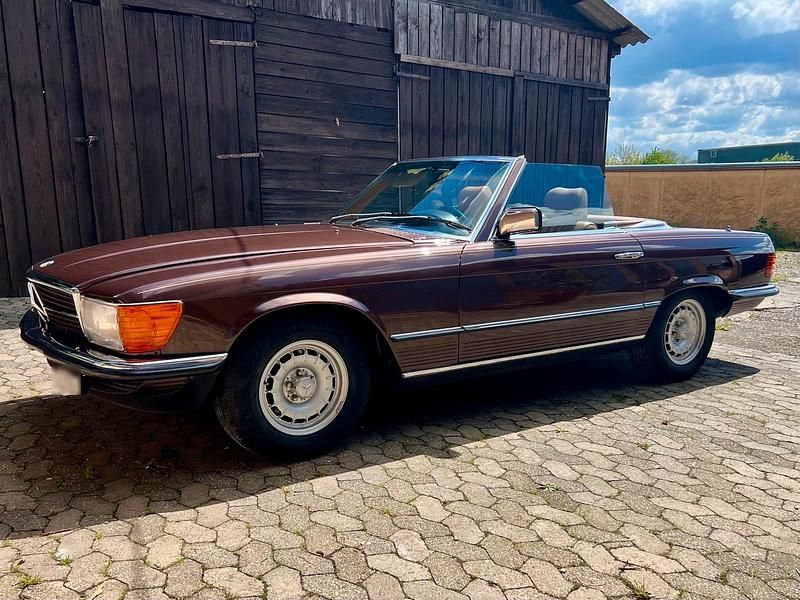 Gebraucht Mercedes SL380 204 PS (150 kW) 1984 Blau Cabrio