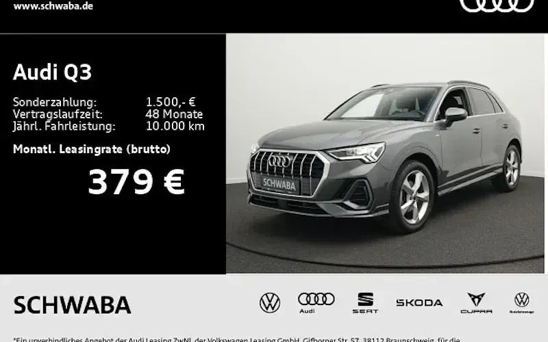 Gebraucht Audi Q3 S-Line 150 PS (110 kW) 2023 Grau SUV