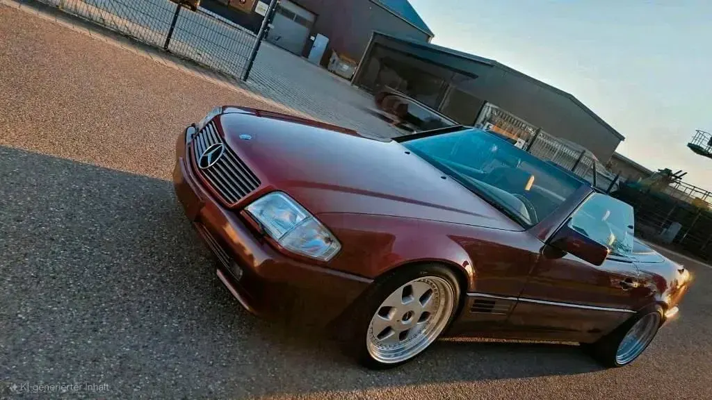 Gebraucht Mercedes SL500 326 PS (239 kW) 1991 Rot Cabrio