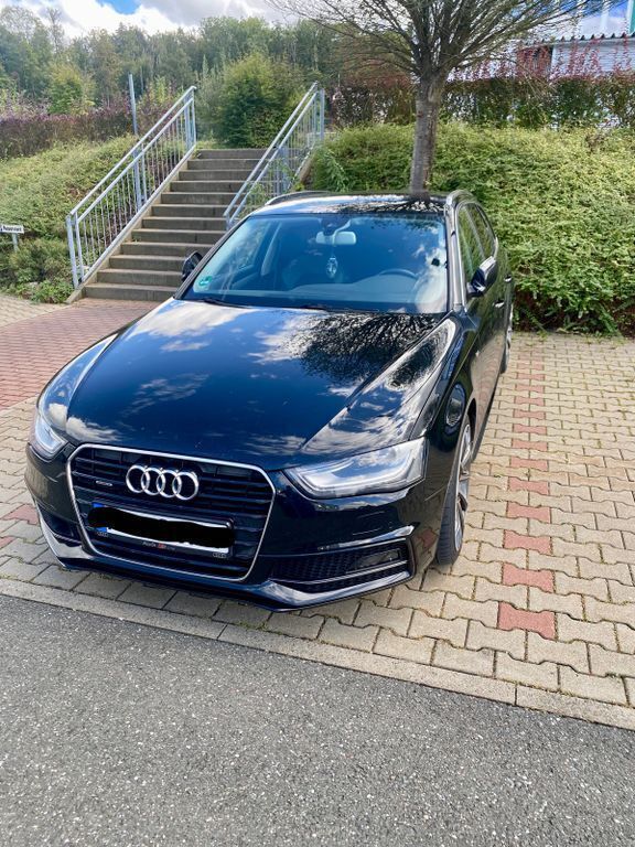 Schwarz Gebraucht 2014 Audi A4 S-Line Kombi | 9.589 € (Guter Preis) - Bild 1/4