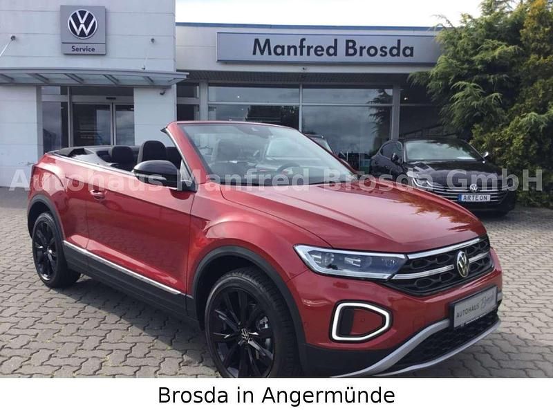Gebraucht VW T-Roc Cabriolet Style 150 PS (110 kW) 2024 Kings red metallic Cabrio