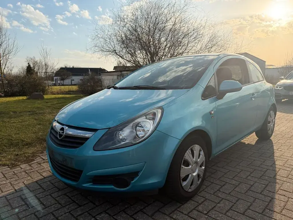 Gebraucht Opel Corsa Edition 101 PS (74 kW) 2010 Blau Kleinwagen