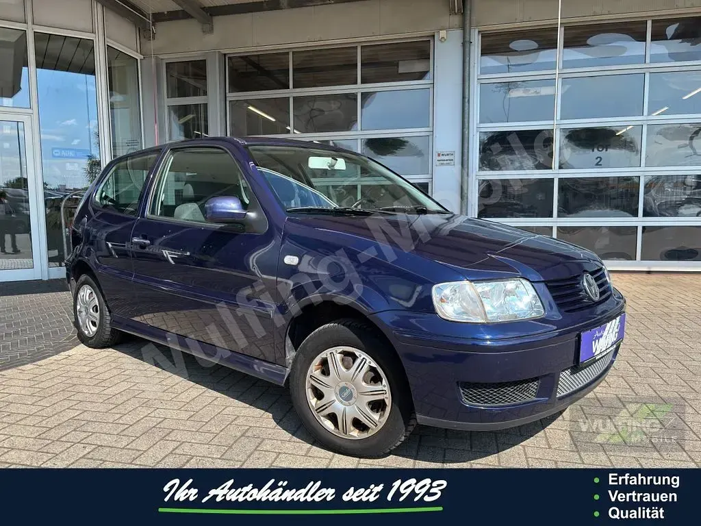 Gebraucht VW Polo Edition 53 PS (38 kW) 2001 Blau Kleinwagen