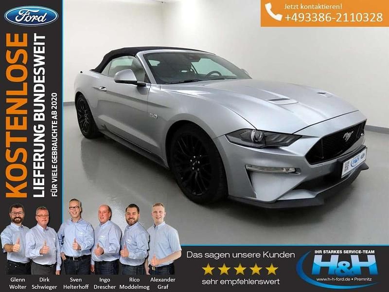 Iconicsilver Gebraucht 2022 Ford Mustang GT Convertible Cabrio | 43.740 € (Fairer Preis) - Bild 1/4