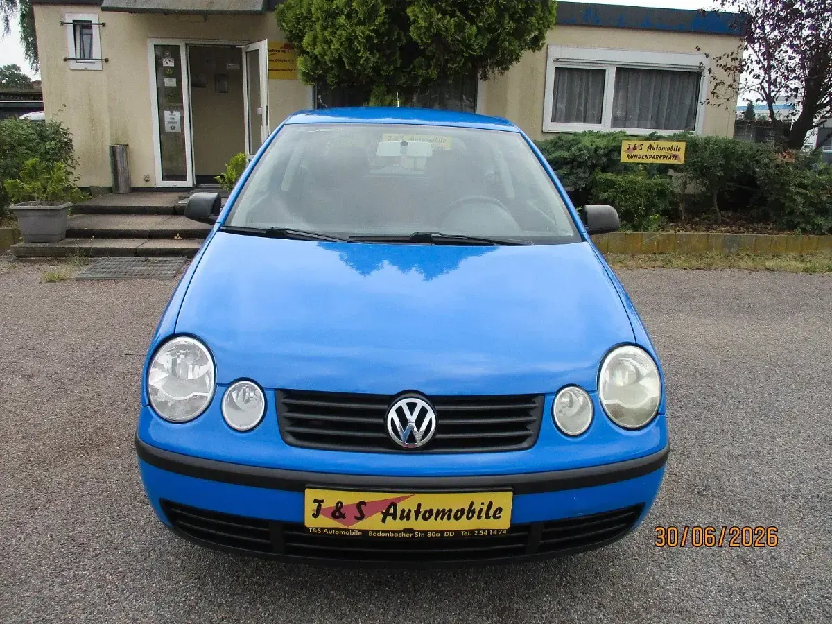 Gebraucht VW Polo Basis 54 PS (39 kW) 2002 Blau Kleinwagen
