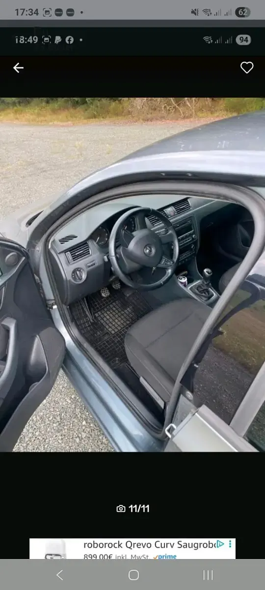 Gebraucht Skoda Rapid 108 PS (79 kW) 2013 Grau Kleinwagen