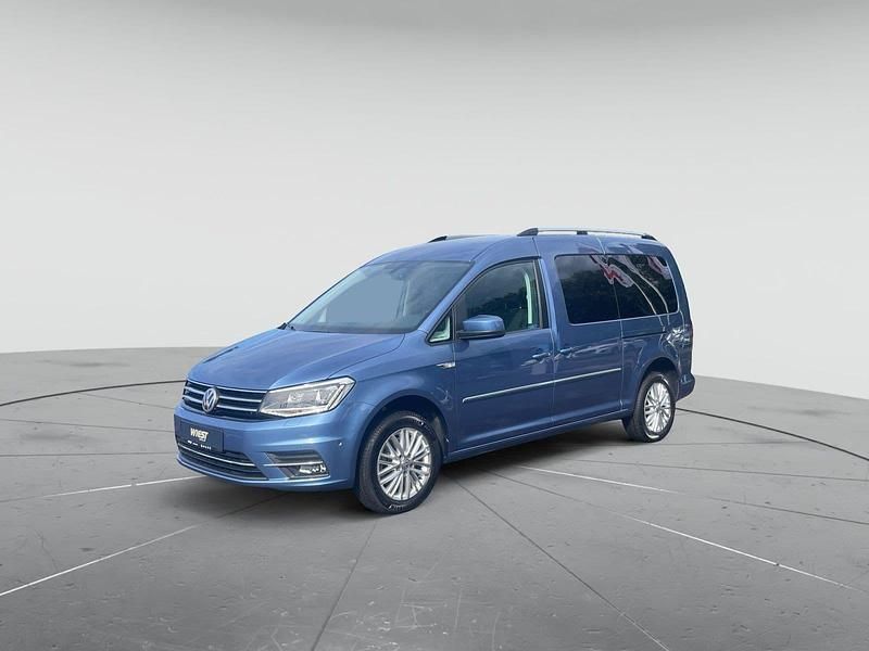 Acapulcoblau metallic Gebraucht 2020 VW Caddy Maxi Highline Van / Kleinbus | 31.450 € (Guter Preis) - Bild 1/1