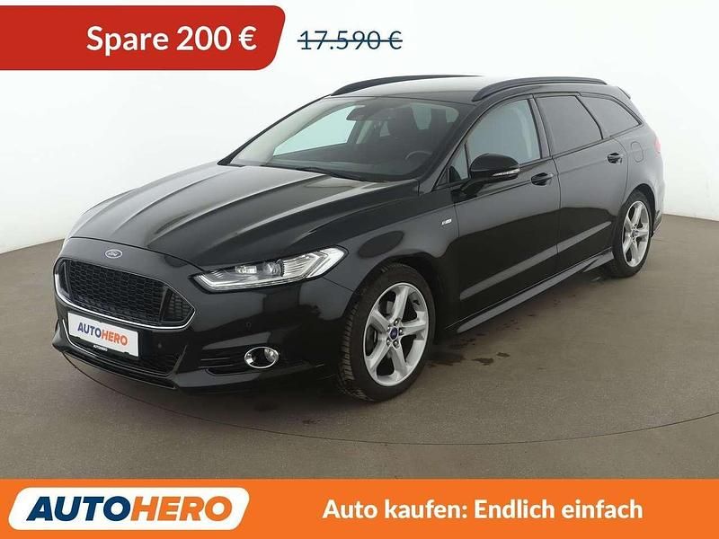 Schwarz Gebraucht 2017 Ford Mondeo ST-Line Kombi | 17.390 € (Teuer) - Bild 1/3