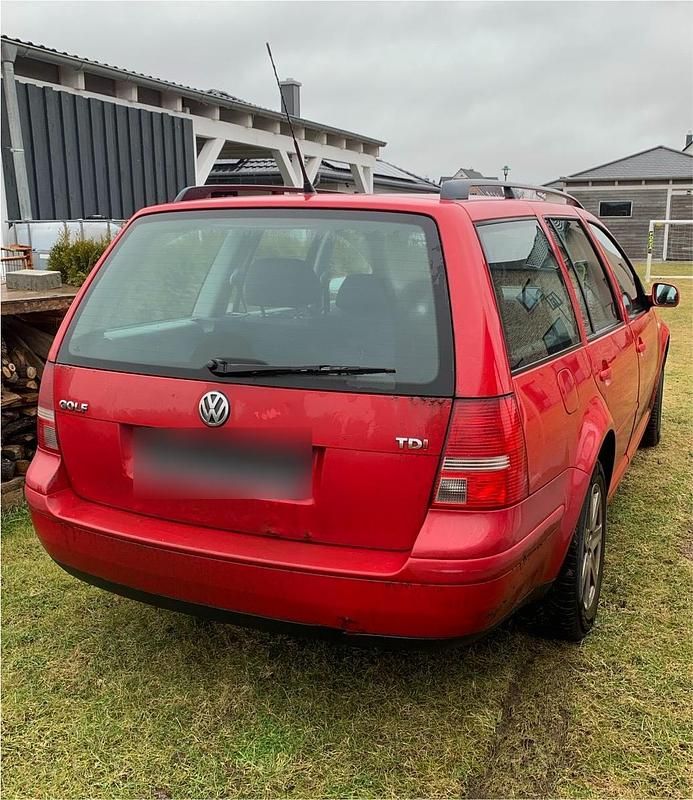 Gebraucht VW Golf IV 101 PS (74 kW) 2003 Rot Kombi