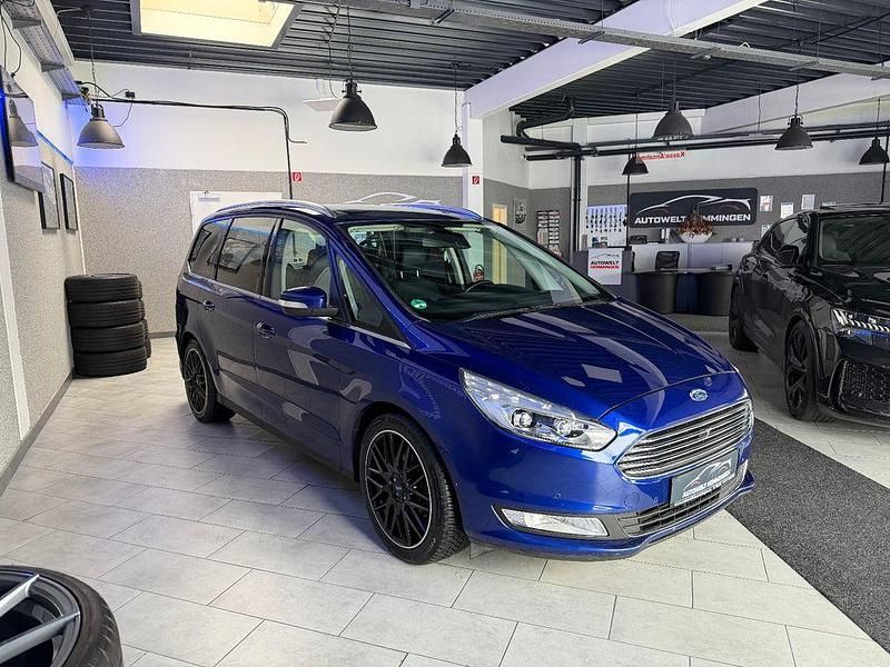 Gebraucht Ford Galaxy Titanium 179 PS (131 kW) 2015 Indicblau metallic Van / Kleinbus
