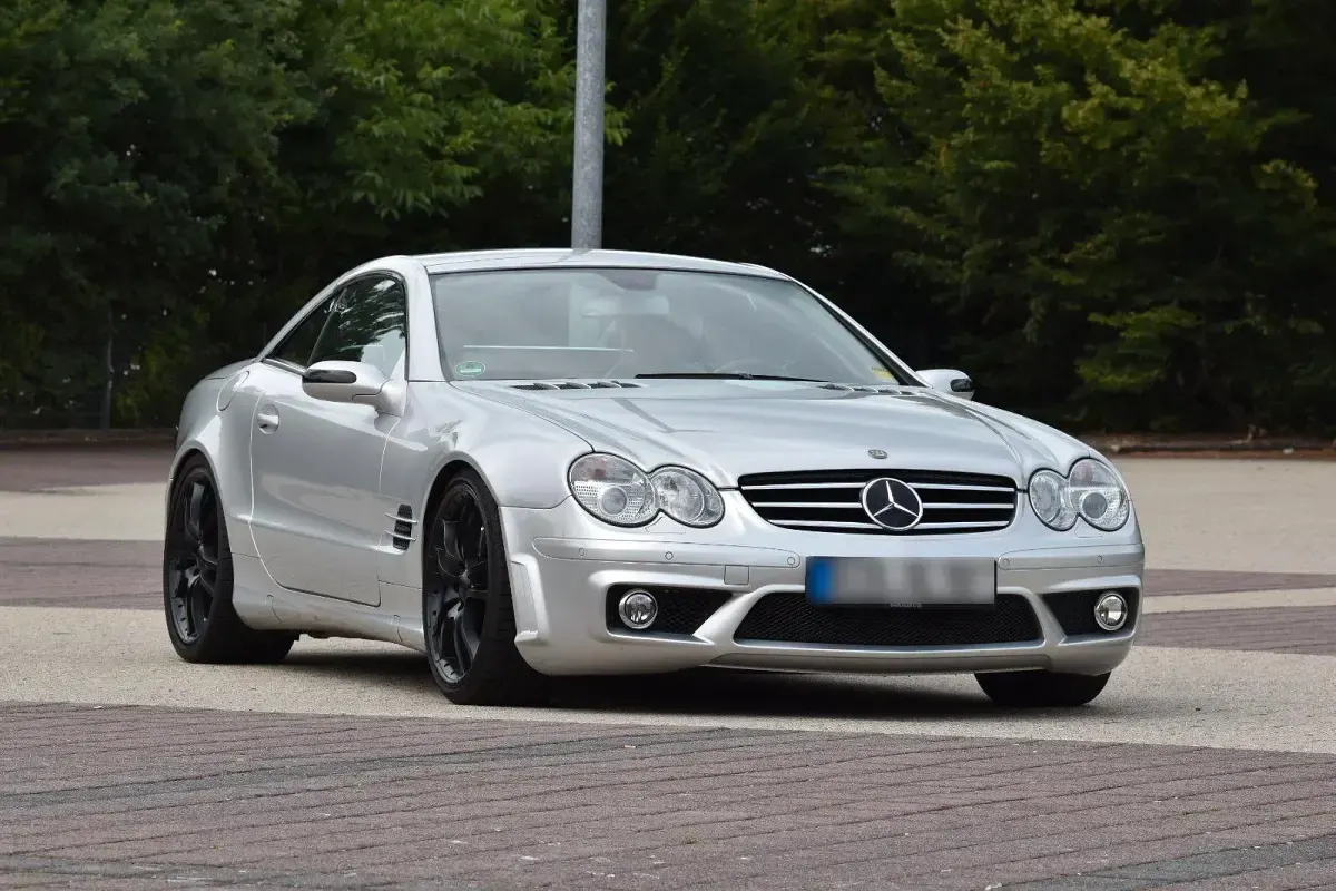 Gebraucht Mercedes SL350 AMG 245 PS (180 kW) 2005 Silber Cabrio