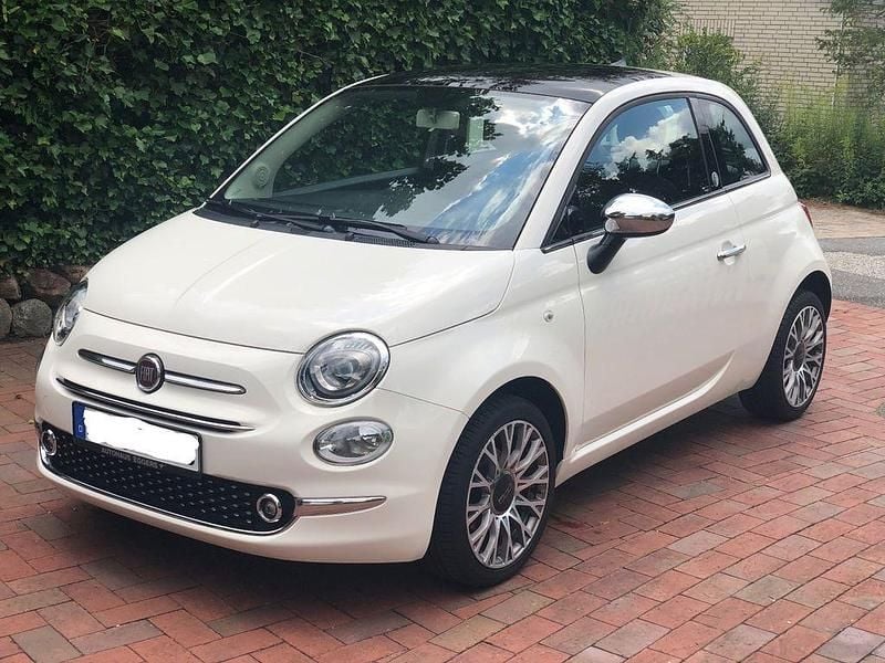 Weiß Gebraucht 2018 Fiat 500 Mirror Kleinwagen | 12.900 € (Fairer Preis) - Bild 1/4