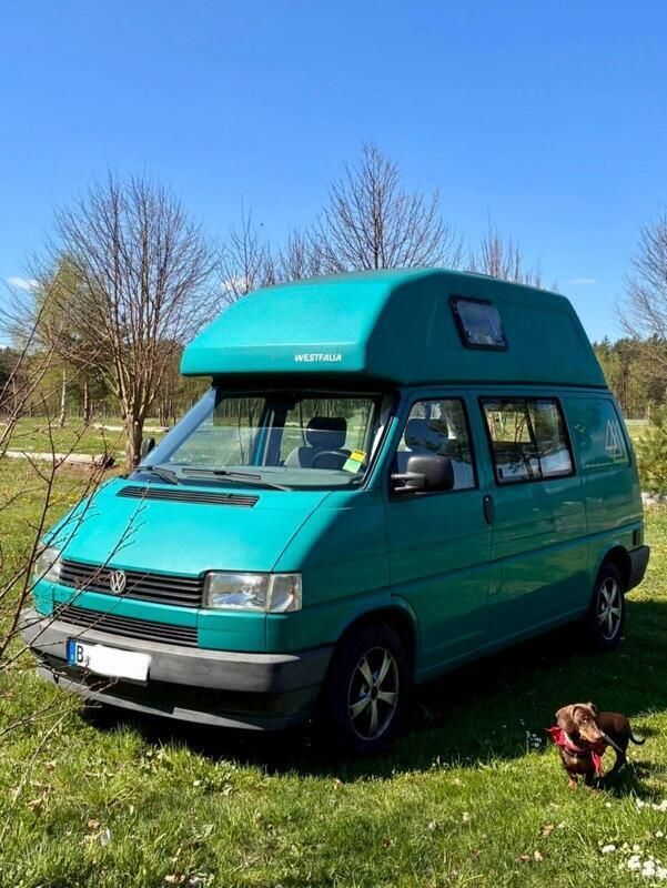 Grün Gebraucht 1993 VW T4 California Van | 14.500 € - Bild 1/4